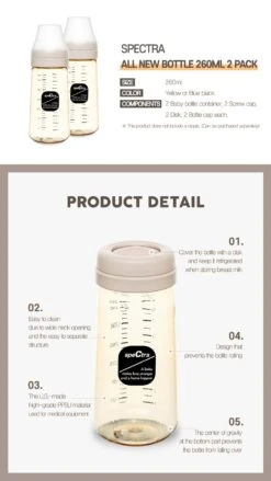 Spectra | PPSU Bottle | Blue | Black 5 Spectra | PPSU Bottle | Blue | Black -Cheap Baby Products Store 003 2 1024x1024 2x 1c1e644b 4aac 450a 8d4a d35a22030775