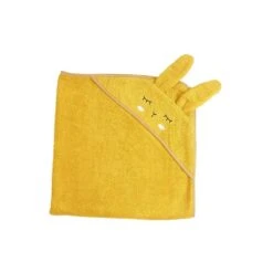 Hooded Towel | Mustard Rabbit