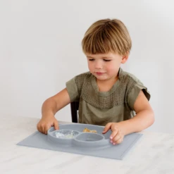 Ezpz Happy Mat | Pewter -Cheap Baby Products Store 12 1
