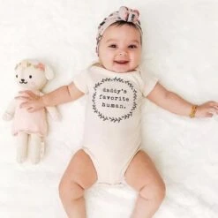 DADDY'S FAVORITE HUMAN | BODYSUIT | SHORT SLEEVE | BLACK 6 DADDY'S FAVORITE HUMAN | BODYSUIT | SHORT SLEEVE | BLACK -Cheap Baby Products Store 1564eb7319c4b852540e04044f879da0d862f810 1