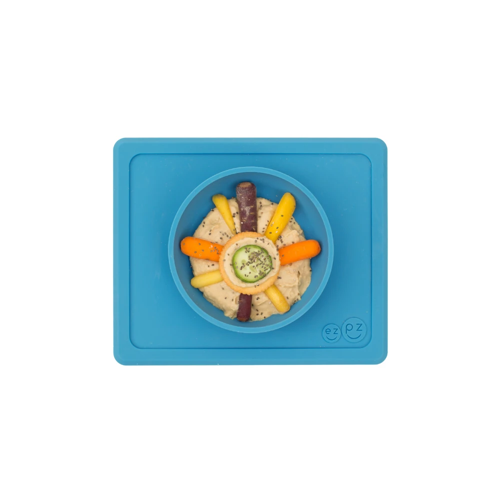 Ezpz Mini Bowl | Blue 2 Ezpz Mini Bowl | Blue - Image 2