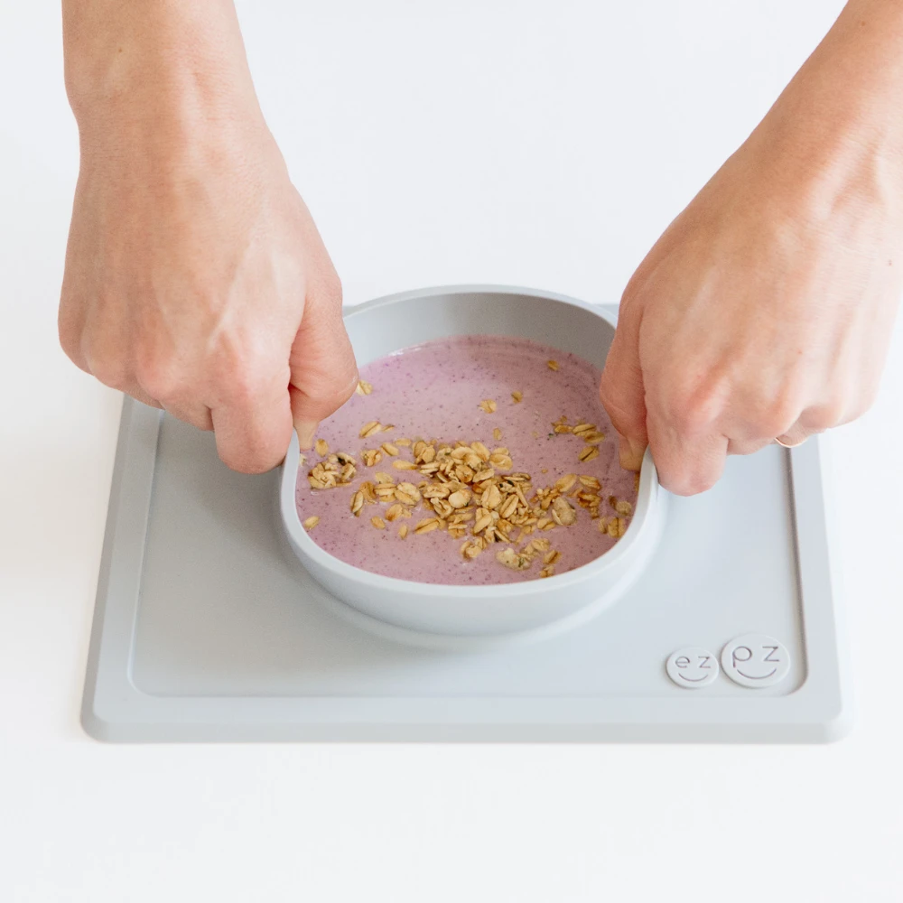 Ezpz Mini Bowl | Pink 3 Ezpz Mini Bowl | Pink - Image 3