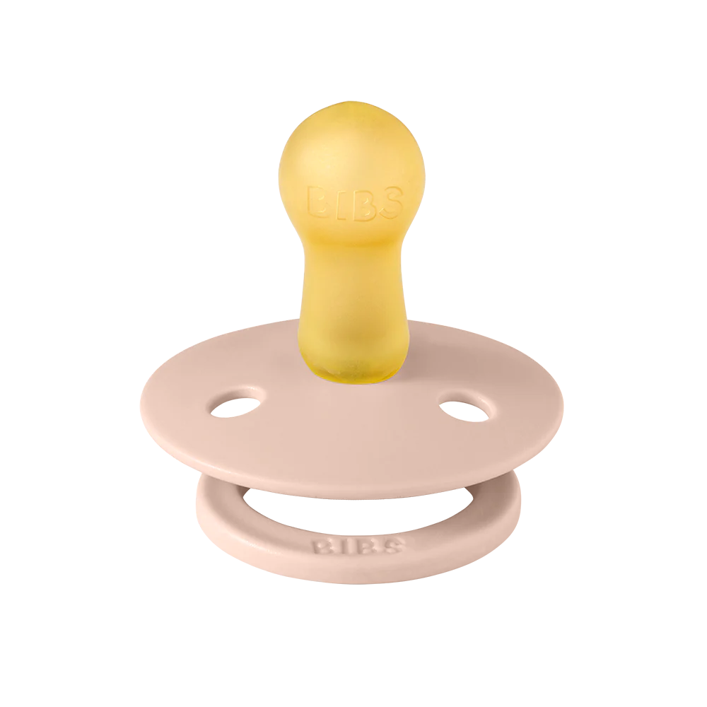 BIBS Colour 2 Pack Latex | Size 1 | Vanilla/Blush 2 BIBS Colour 2 Pack Latex | Size 1 | Vanilla/Blush - Image 2