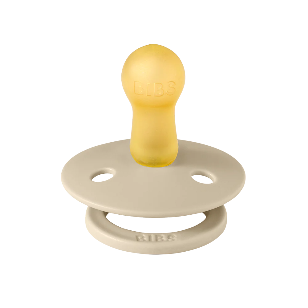 BIBS Colour 2 Pack Latex | Size 1 | Vanilla/Blush 3 BIBS Colour 2 Pack Latex | Size 1 | Vanilla/Blush - Image 3