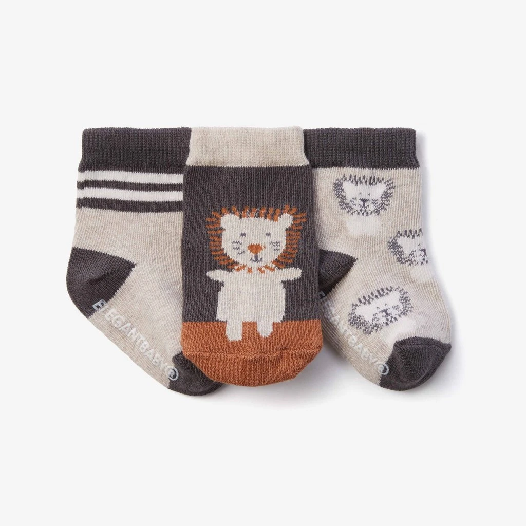 Lion Cotton Baby Socks 3PK | 78228 1 Lion Cotton Baby Socks 3PK | 78228