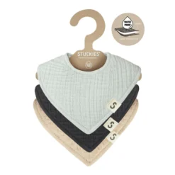 Waterproof Bib 3-Pack | Mist