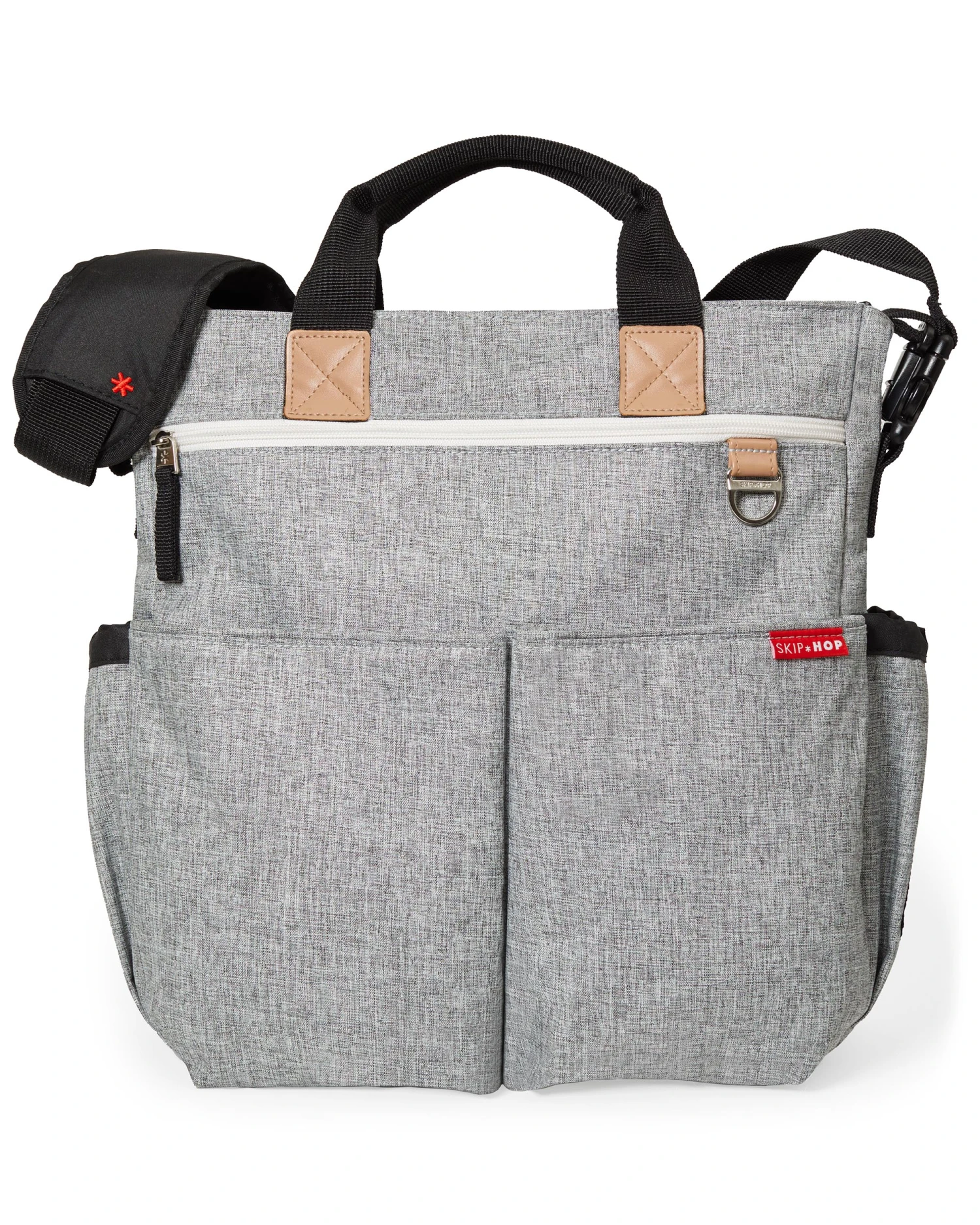 Skip Hop Duo Signature Diaper Bag | Grey Melange 1 Skip Hop Duo Signature Diaper Bag | Grey Melange