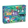 Eeboo 4 IN A Box Puzzle Set Mindfulness