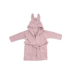 Hooded Bathrobe | Pale Rose | Rabbit