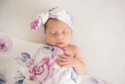 Baby Jersey Wrap + Top Knot | Lilac Skies -Cheap Baby Products Store 597e2b8a460e04d4b467b21e30db482dce5f3b7e 1