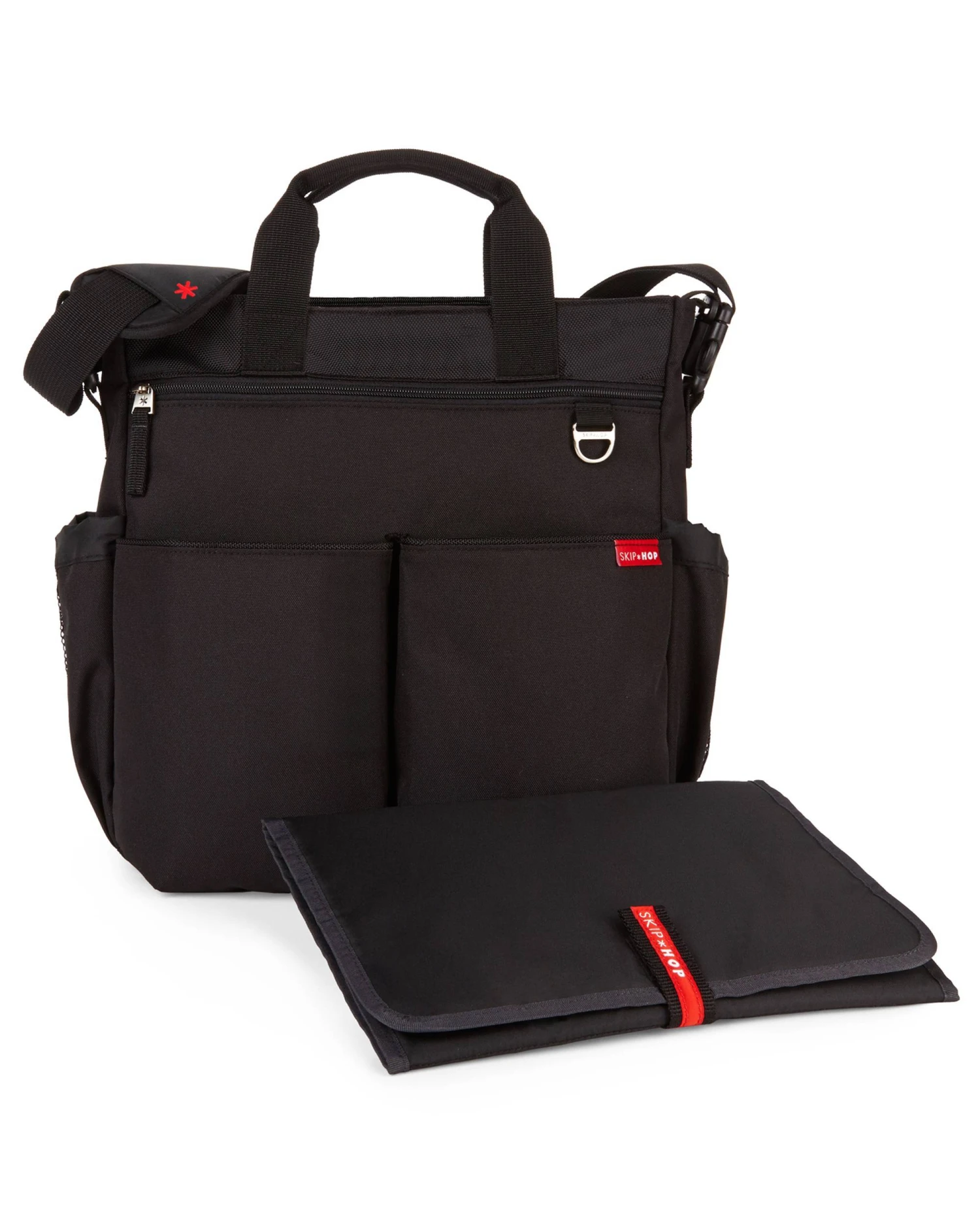 Skip Hop Dou Signature Diaper Bag | Black 2 Skip Hop Dou Signature Diaper Bag | Black - Image 2