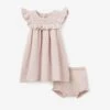Pointelle Dress + Bloomer | Brush Pink