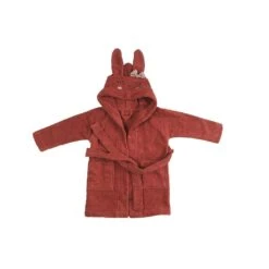 Hooded Bathrobe | Rust Rabbit