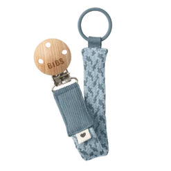 BIBS Pacifier Clip | Petrol/Baby Blue
