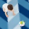 Skip Hop Playspot Interlocking Foam Tiles | Blue Ombre