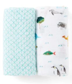 Aden + Anais Classic Swaddle 2-Pack Set | Around The World