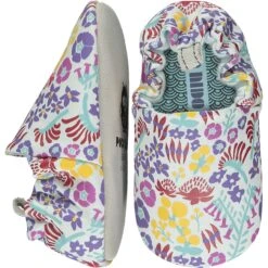 Mini Shoes | Australian Flowers | Light Blue