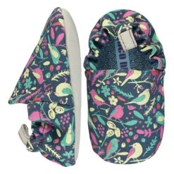 Mini Shoes | Chalk Birds | Navy