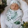 Baby Jersey Wrap &amp; Beanie Set | Enchanted