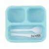 Bento Style Lunch Box | Medium 3 Compartments | Light Blue