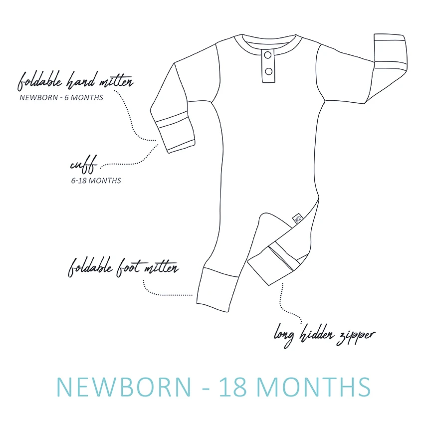 Organic Clothing | Nightshade Growsuit | 3-6 Months 5 Organic Clothing | Nightshade Growsuit | 3-6 Months - Image 5
