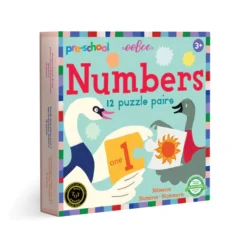 Eeboo Pre-School Numbers | 12 Puzzle Pairs