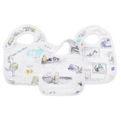 Aden + Anais Silky Soft 3-Pack Snap Bib | Winnie The Pooh