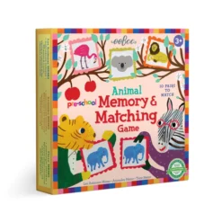 Eeboo Animal Pre- School | Memory Game &amp; Matching Game
