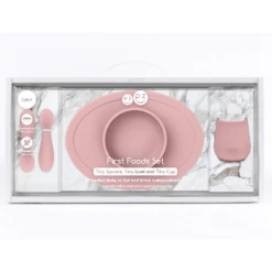 Ezpz First Food Set | Blush -Cheap Baby Products Store Packaging Blush 3