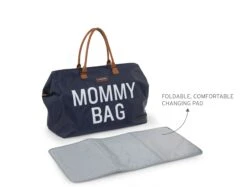 Childhome Mommy Bag | Navy White -Cheap Baby Products Store Packshots CWMBBNA Mat