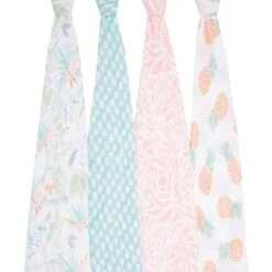Aden + Anais Classic Swaddle 4-Pack Set | Tropicalia