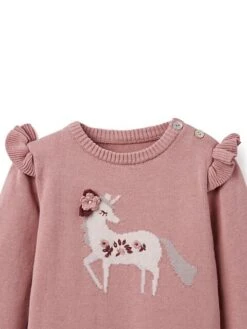 Elegant Baby | Unicorn Knit Jumpsuit -Cheap Baby Products Store UNICORN99