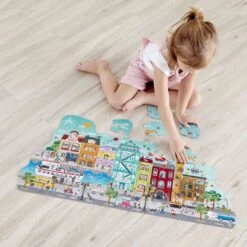 Animated City Puzzle - E1629 -Cheap Baby Products Store a8ee45454210438436e20cd6c7c6635412945d88