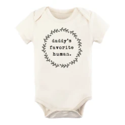 DADDY'S FAVORITE HUMAN | BODYSUIT | SHORT SLEEVE | BLACK