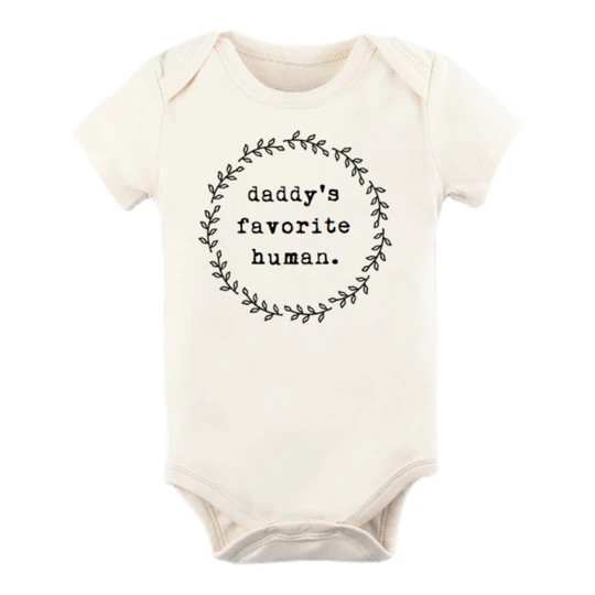 DADDY'S FAVORITE HUMAN | BODYSUIT | SHORT SLEEVE | BLACK 1 DADDY'S FAVORITE HUMAN | BODYSUIT | SHORT SLEEVE | BLACK