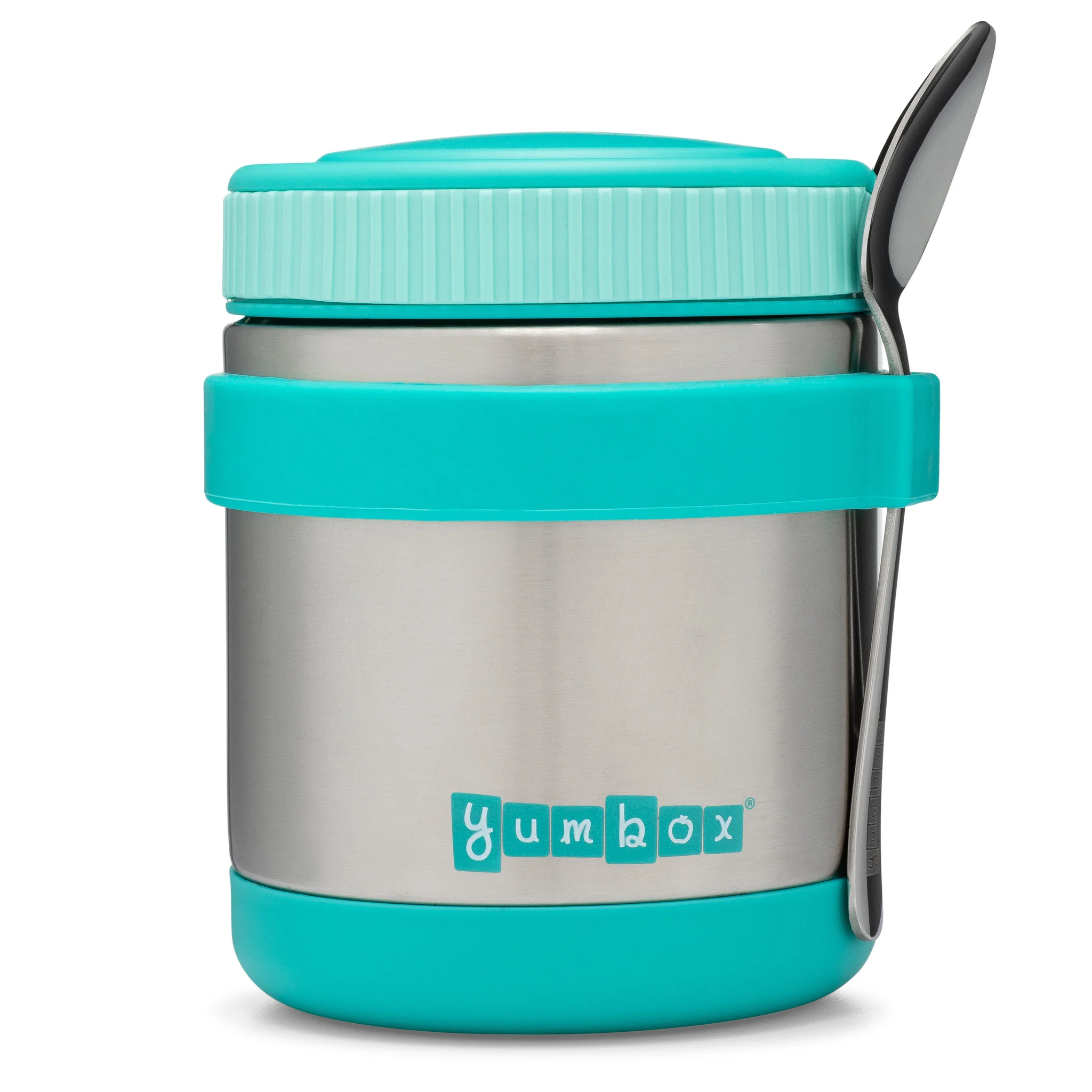 Zuppa Thermos Container Caicos Aqua With Spoon 1 Zuppa Thermos Container Caicos Aqua With Spoon