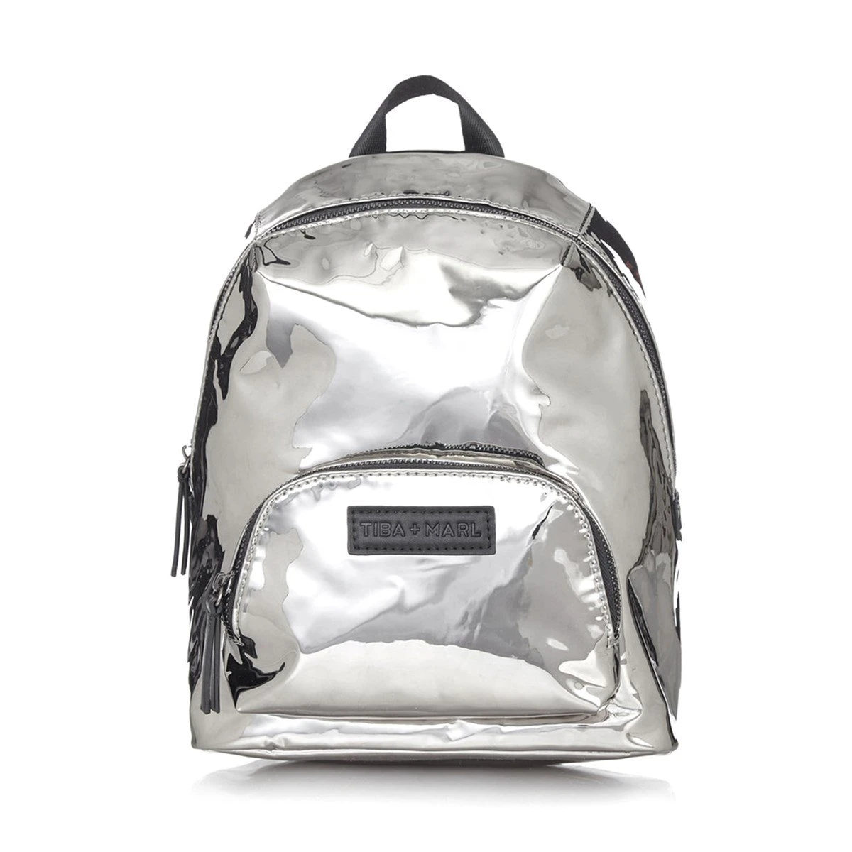 Mini Elwood BackPack Pewter Mirror 1 Mini Elwood BackPack Pewter Mirror