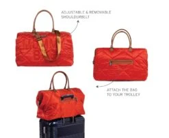 Childhome Mommy Bag Big | Puffered Red -Cheap Baby Products Store cwmbbpre features