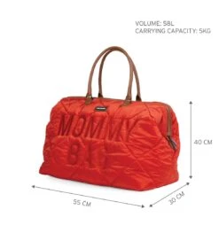 Childhome Mommy Bag Big | Puffered Red -Cheap Baby Products Store cwmbbpre general