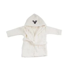 Hooded Bathrobe | Ecru Fawn