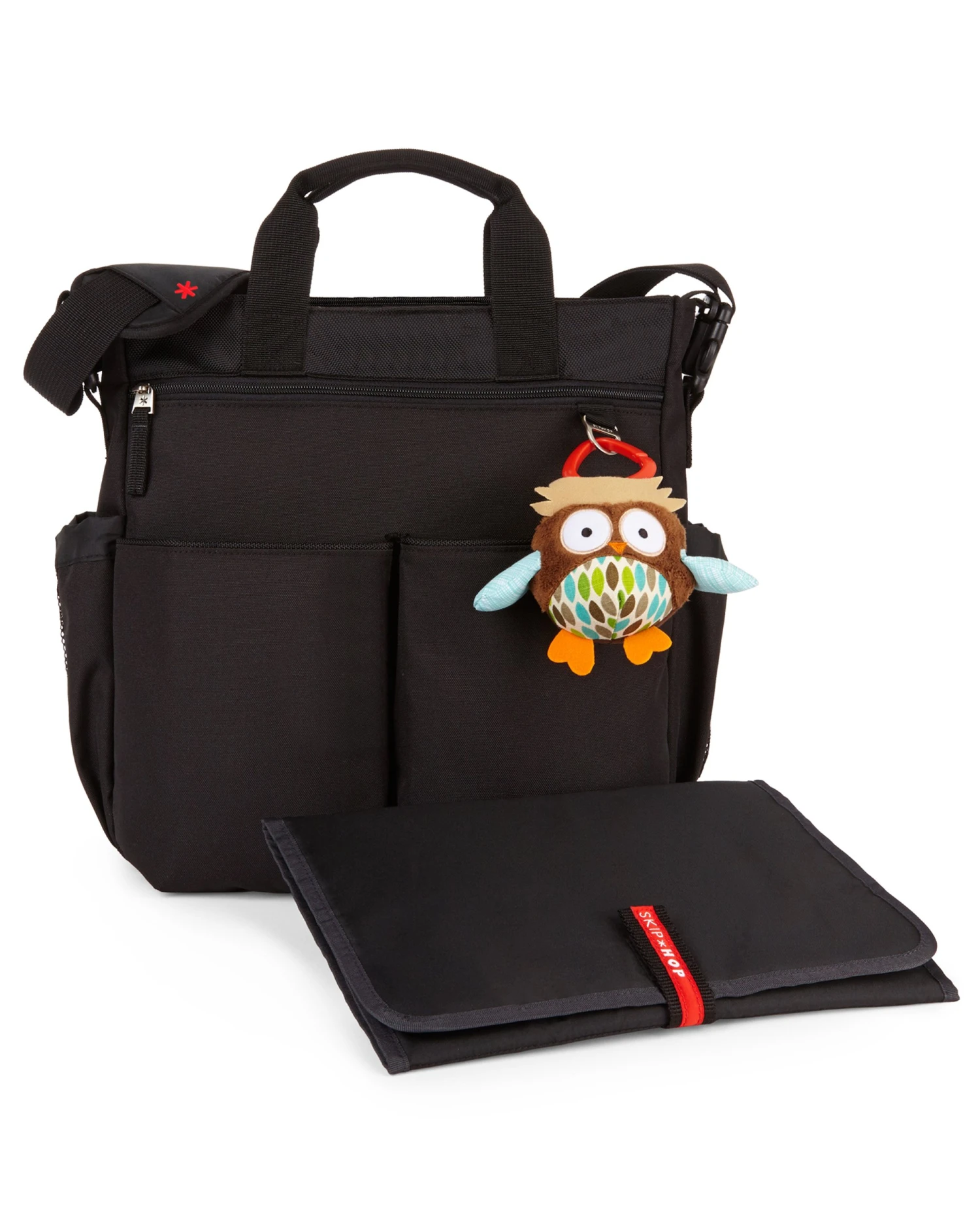 Skip Hop Dou Signature Diaper Bag | Black 10 Skip Hop Dou Signature Diaper Bag | Black - Image 10