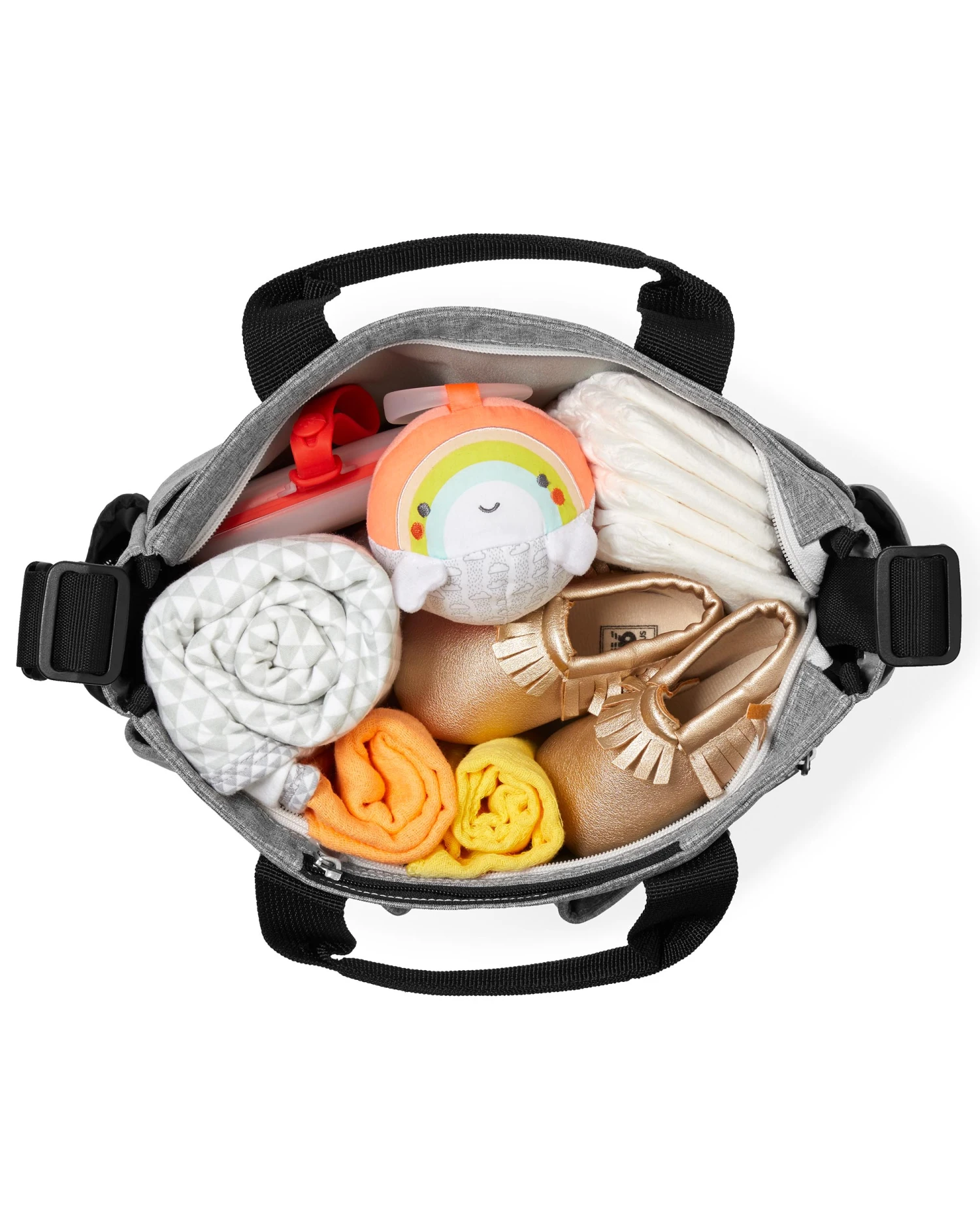 Skip Hop Duo Signature Diaper Bag | Grey Melange 7 Skip Hop Duo Signature Diaper Bag | Grey Melange - Image 7