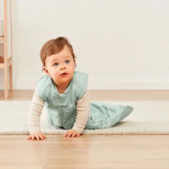 Sheeting Sleeping Bag Tog 2.5 | Berries -Cheap Baby Products Store ergopouch sheeting sleeping bag 2 5 tog sage lifestyle 2 1024x1024