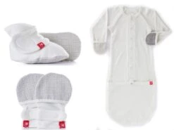 NEWBORN BUNDLE | MITTS + BOOTS + JAMMS | Drops Gray