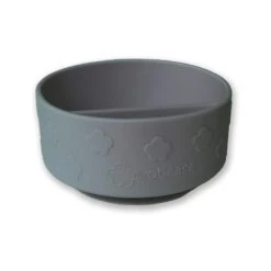Silicone Divided Suction Bowl | Grey