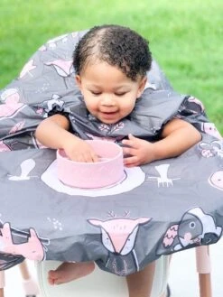 All Over Bib | Grey -Cheap Baby Products Store gray