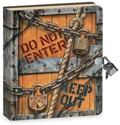 PEACEABLE KINGDOM DIARY KEEP OUT LOCK AND KEY DIARY