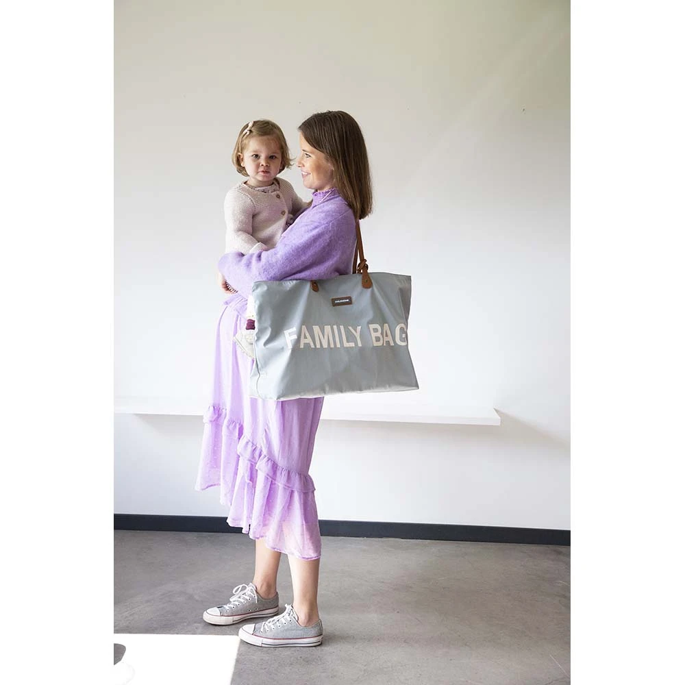 Childhome Family Bag | Grey / Off White 8 Childhome Family Bag | Grey / Off White - Image 8