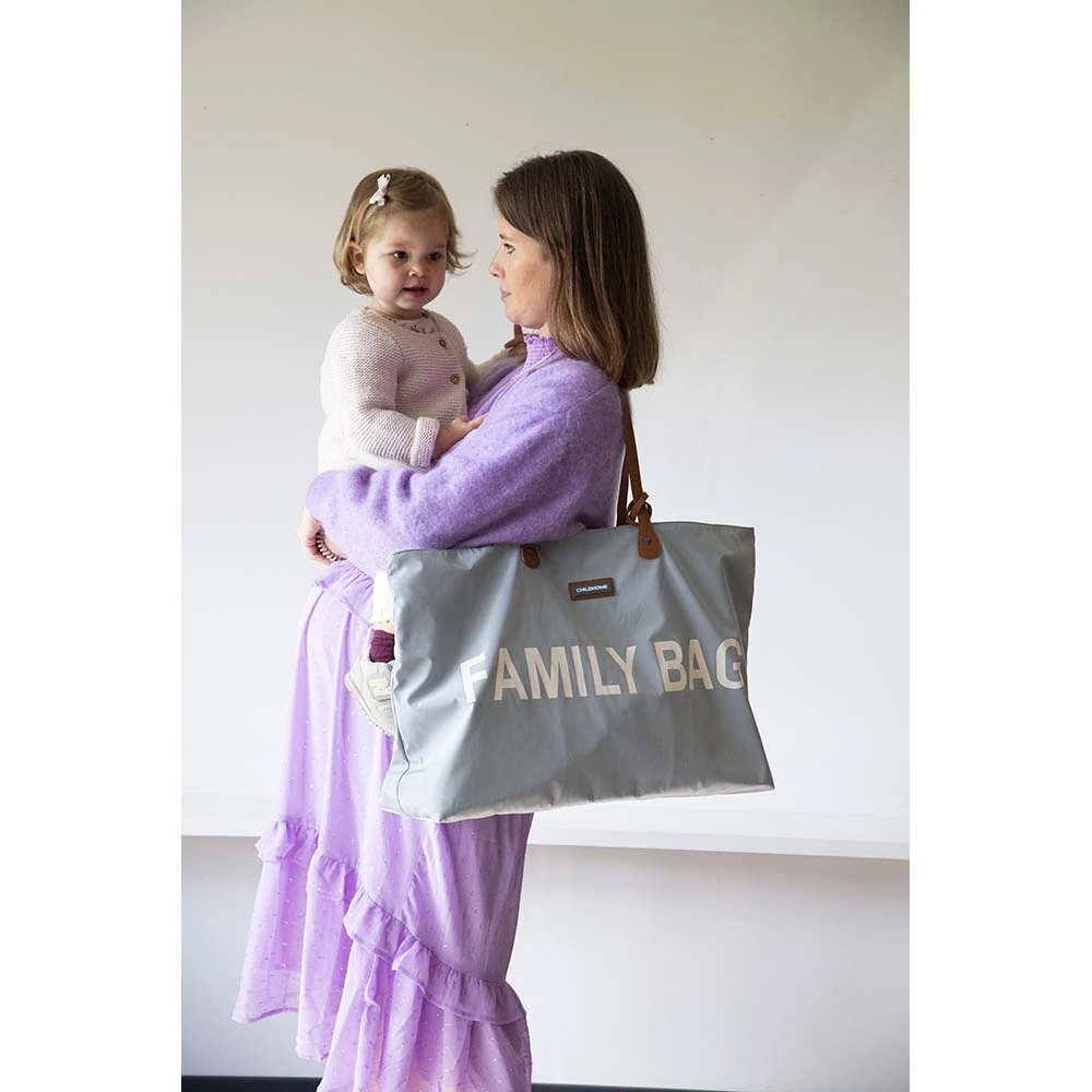 Childhome Family Bag | Grey / Off White 7 Childhome Family Bag | Grey / Off White - Image 7