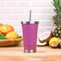 Smoothie Cup | Rose -Cheap Baby Products Store montii co insulated smoothie cup 450ml rose reusable tumbler yum kids store non alcoholic beverage 404 800x ef466338 636d 4793 8344 0674b0f3c21d